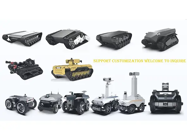 Tianjin Weide Aviations nye produkt er landet med bælte- og hjulchassis tilpasset til flere scenarier, hvilket hjælper specielle robotter med at fungere effektivt