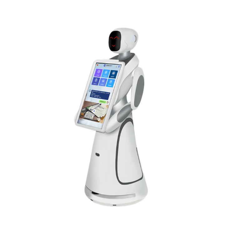 Interaktiv autonom hilsenrobot