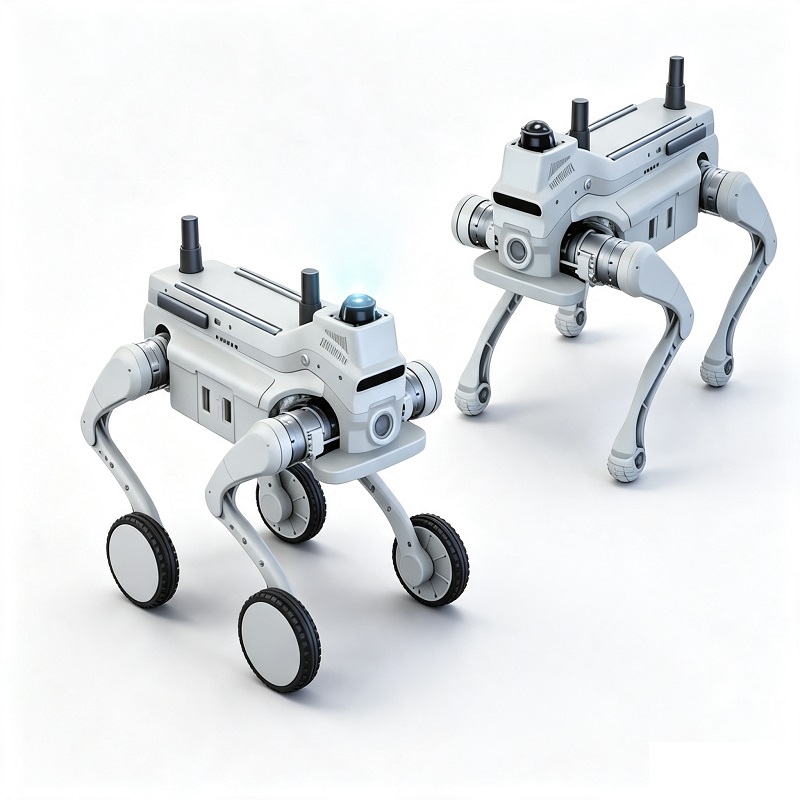 Industriel firbenet robot til inspektion og forskning