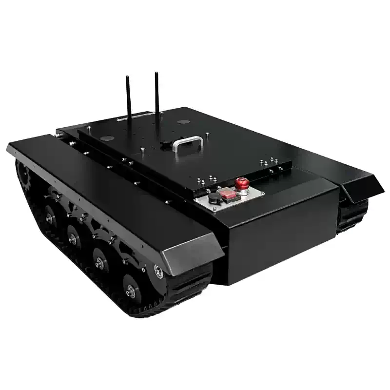 Robotchassis med larvebånd til industrielt terræn