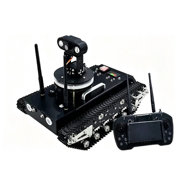 Fjernbetjening sporet robot med realtids videotransmission