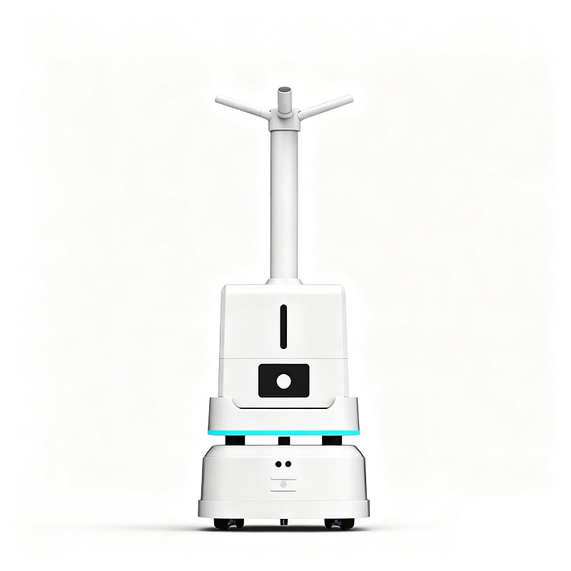 Ultralydsforstøvningsdesinfektionsrobot